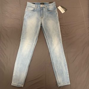 Frank & Oak High Rise Jeans Light Wash